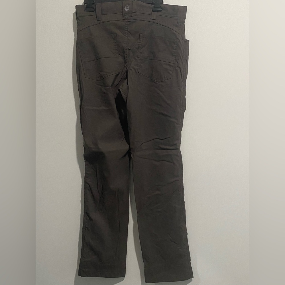 Mens Dark Gray Wrangler Thermal Winter Khaki Pants